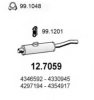 FIAT 4297194 End Silencer